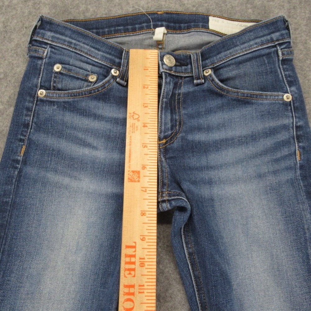 Rag & Bone Womens Distressed Skinny Jean Size 25 (Measures 27x28.5) - Picture 6 of 15